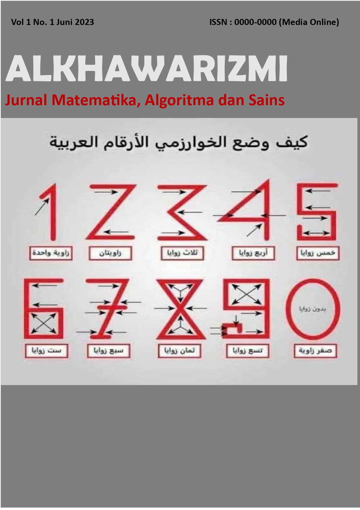 					View Vol. 1 No. 1 (2023): ALKHAWARIZMI : Jurnal Matematika, Algoritma dan Sains (INPRESS)
				